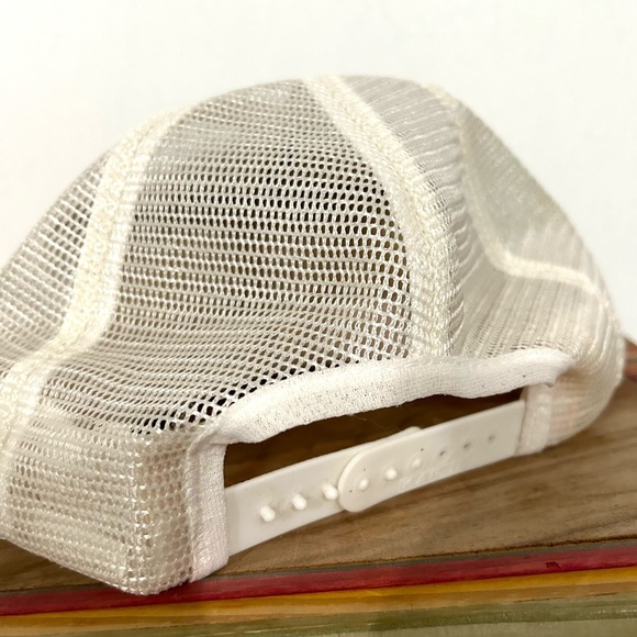 Vintage 80s  MOOG Nascar Racing Snapback Trucker Hat - Picture 5 of 6